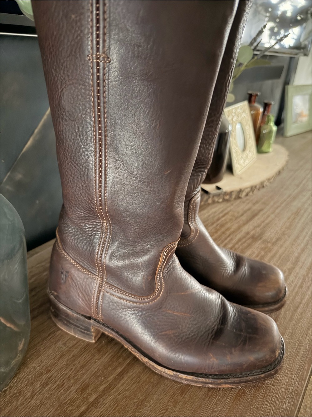 Vintage Frye Campus Deep Brown Leather - Picture 4 of 7